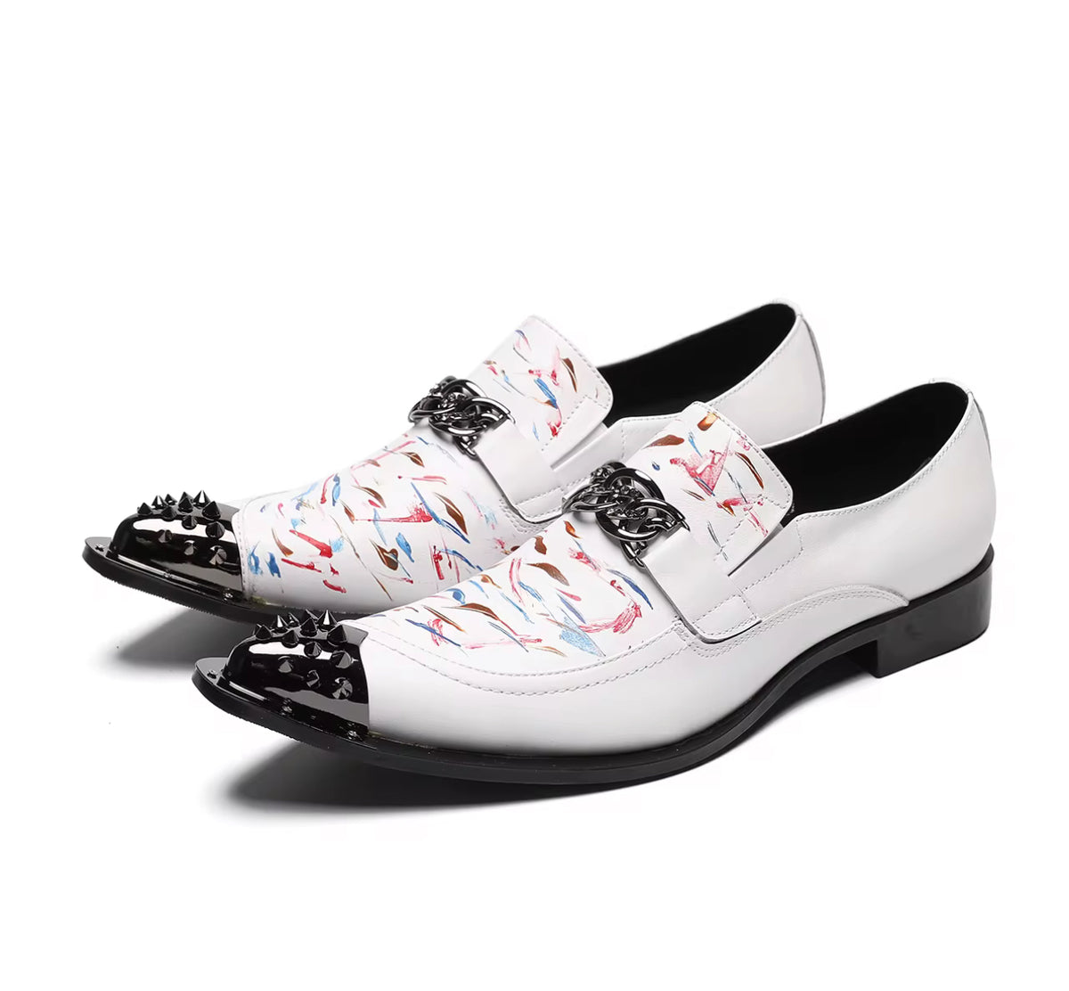 Men’s White Loafers | Spike