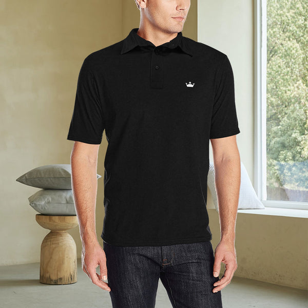 Men's Luxurious Polo Shirt | Black Luxurious Weddings