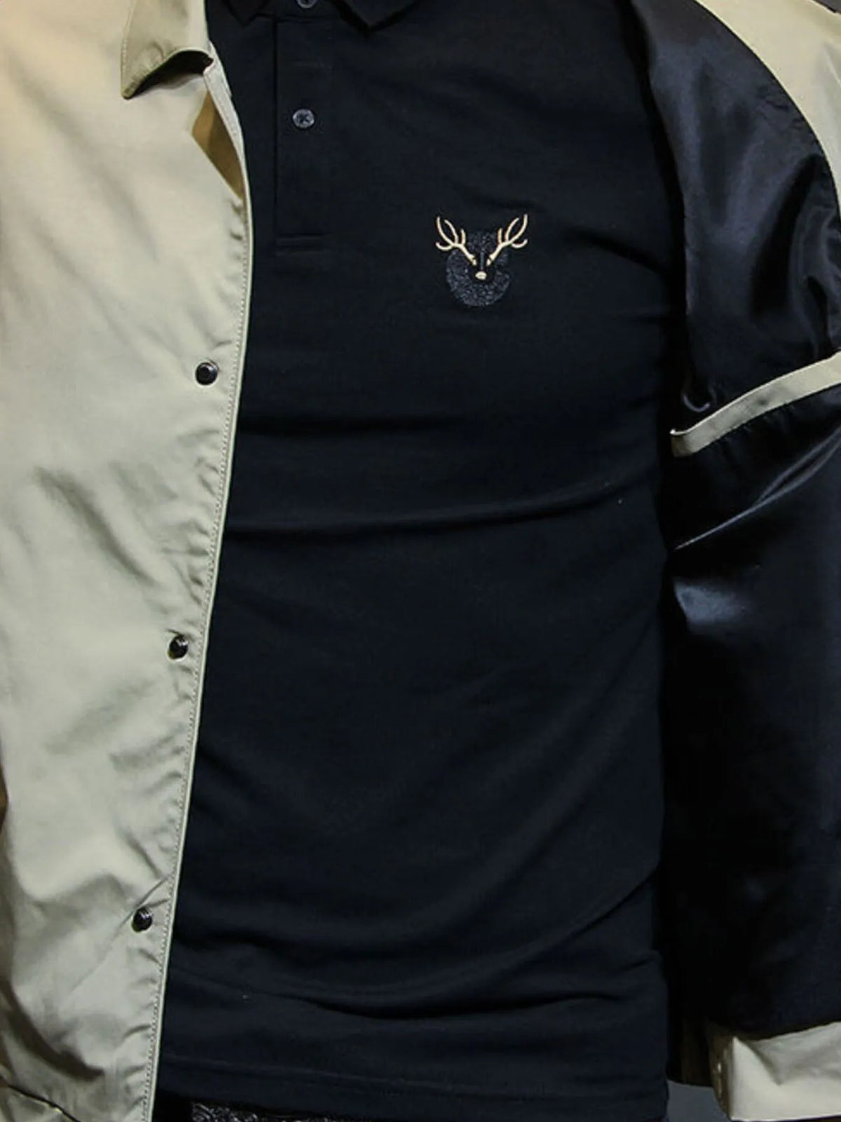 Men's Plus Size Snap Down Long Sleeve Jacket Jacket Luxurious Weddings