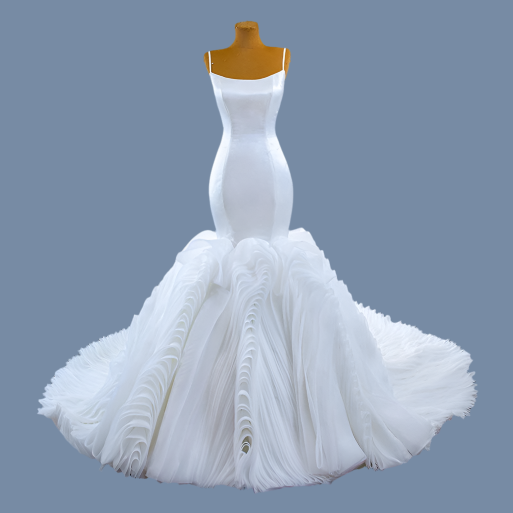 Natasha Lace-Up Gown Mermaid Dress Luxurious Weddings