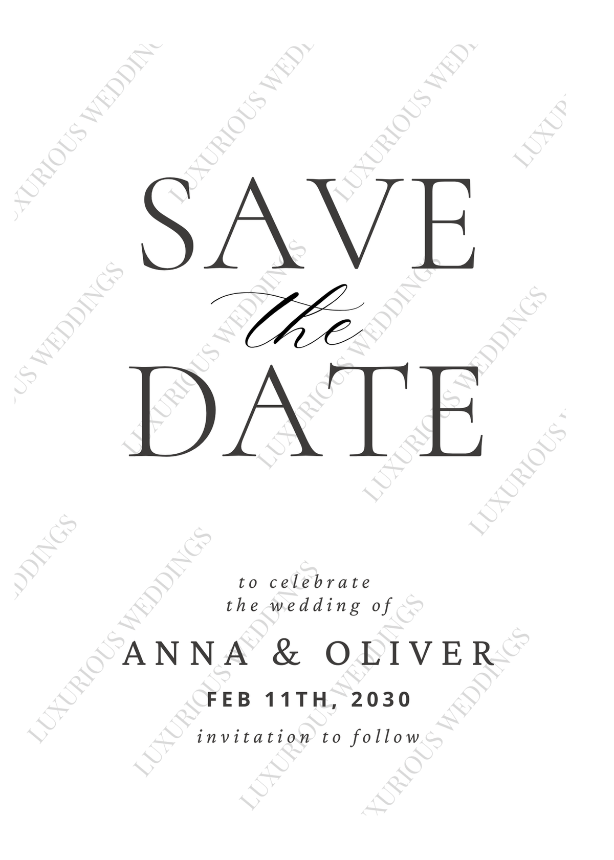 Custom Wedding Invitations #10