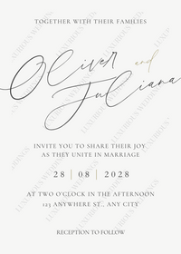 Custom Wedding Invitations #9