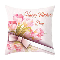 Mother's Day Heart Printing Throw Pillowcase Luxurious Weddings