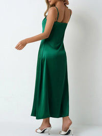 Satin Cowl Neck Cami Dress Bridesmaid Dresses Luxurious Weddings