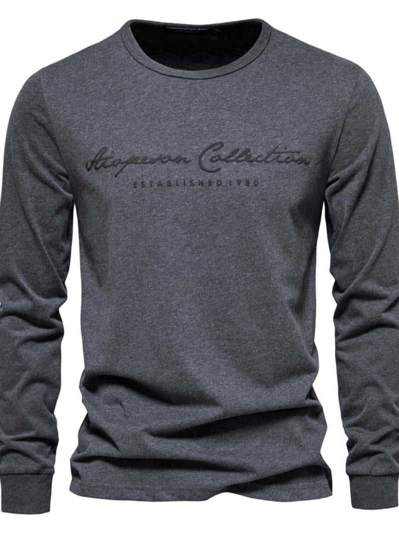 Men's Round Neck Letter Graphic T-Shirt Men's Tshirts Luxurious Weddings