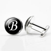 A-Z Single Alphabet CufflinksLuxurious Weddings