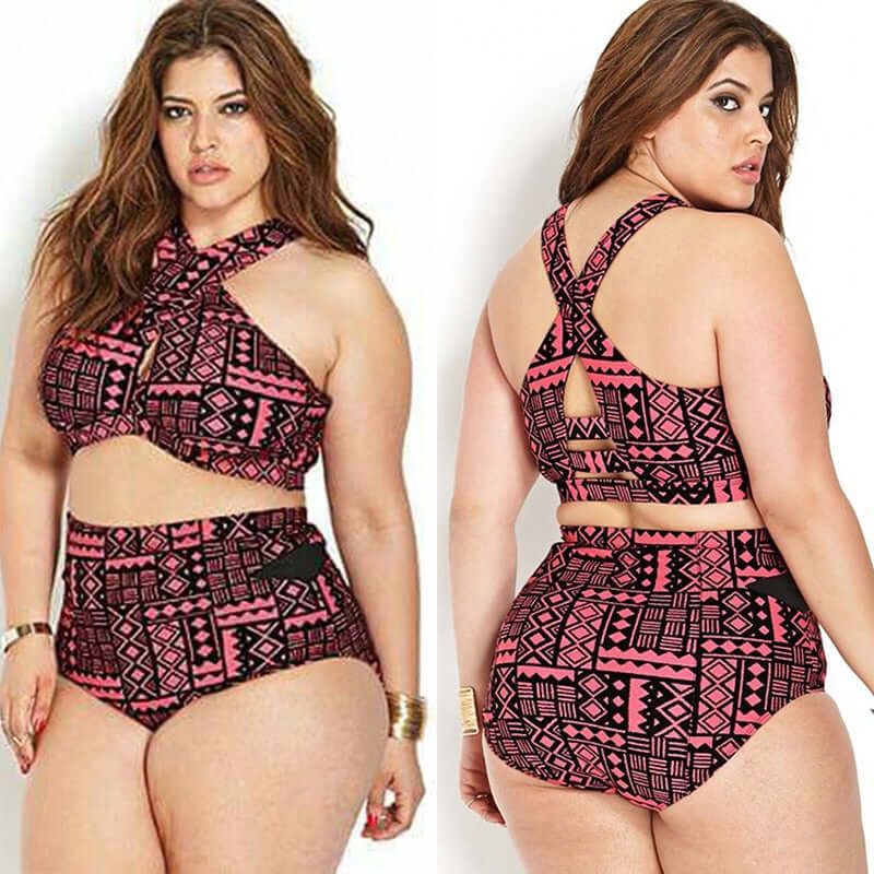 Plus Size Swimwear High Waist 5xl Luxurious Weddings