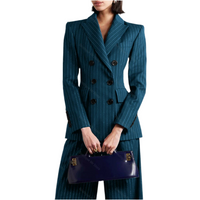 Slim Chic Double Breasted Women’s Suit Set