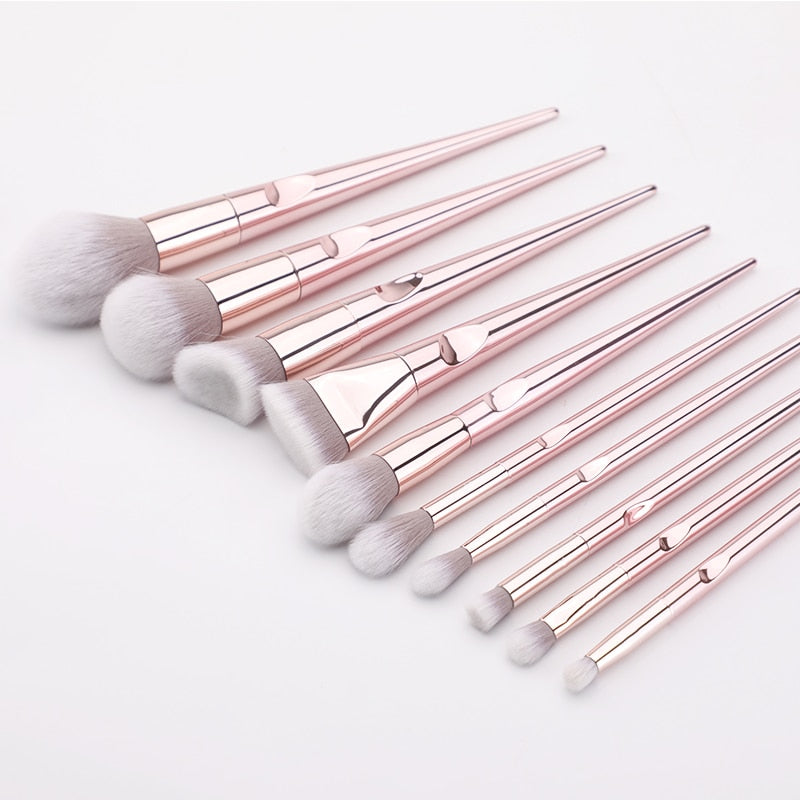 10Pcs Eye Makeup Brushes Set Sculpting Power Brushes makeup brushes Luxurious Weddings