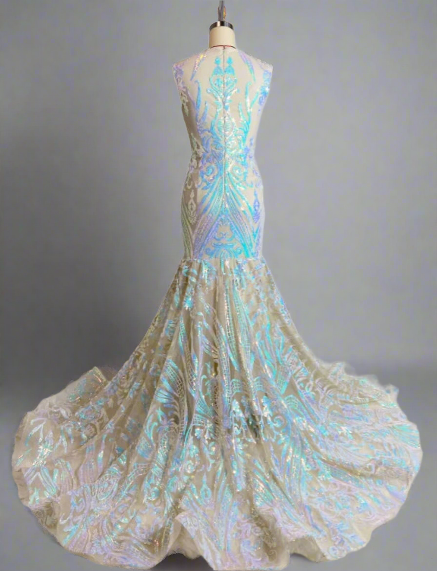 Custom Sparkly Evening Dresses Sequins