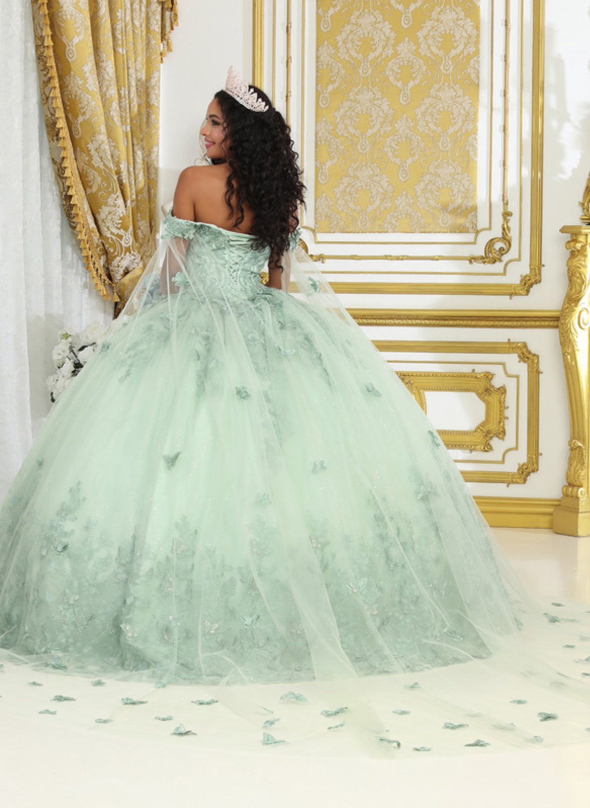 Majestic Grace Quinceanera dress Luxurious Weddings