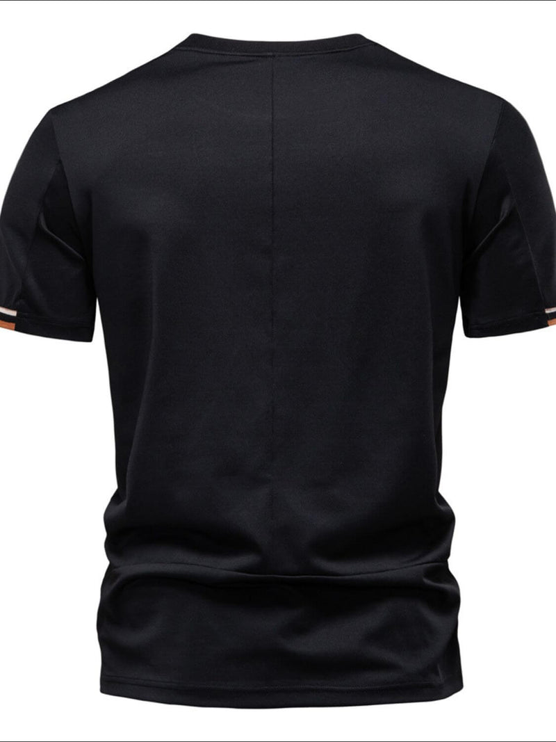 Men's Embroidered Round Neck T-Shirt Men's Tshirts Luxurious Weddings