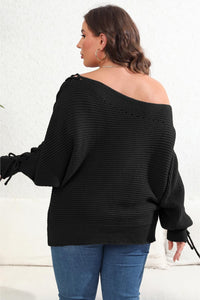 Plus Size One Shoulder Beaded Sweater Plus Size Luxurious Weddings