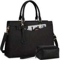 Professional Look PU Leather Business Tote Bag Handbags Luxurious Weddings