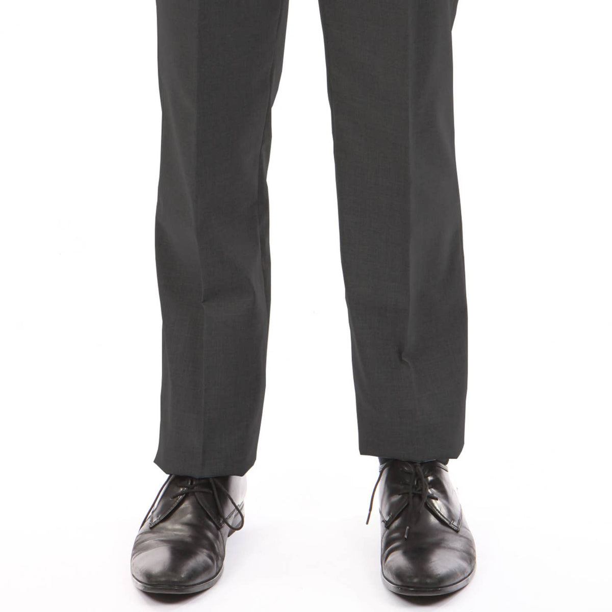 Slim Fit Flat Front Solid Color Formal Dress Pants Grey Dress Pants Luxurious Weddings