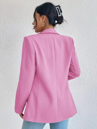 Shawl Collar Long Sleeve Blazer Blazer Luxurious Weddings