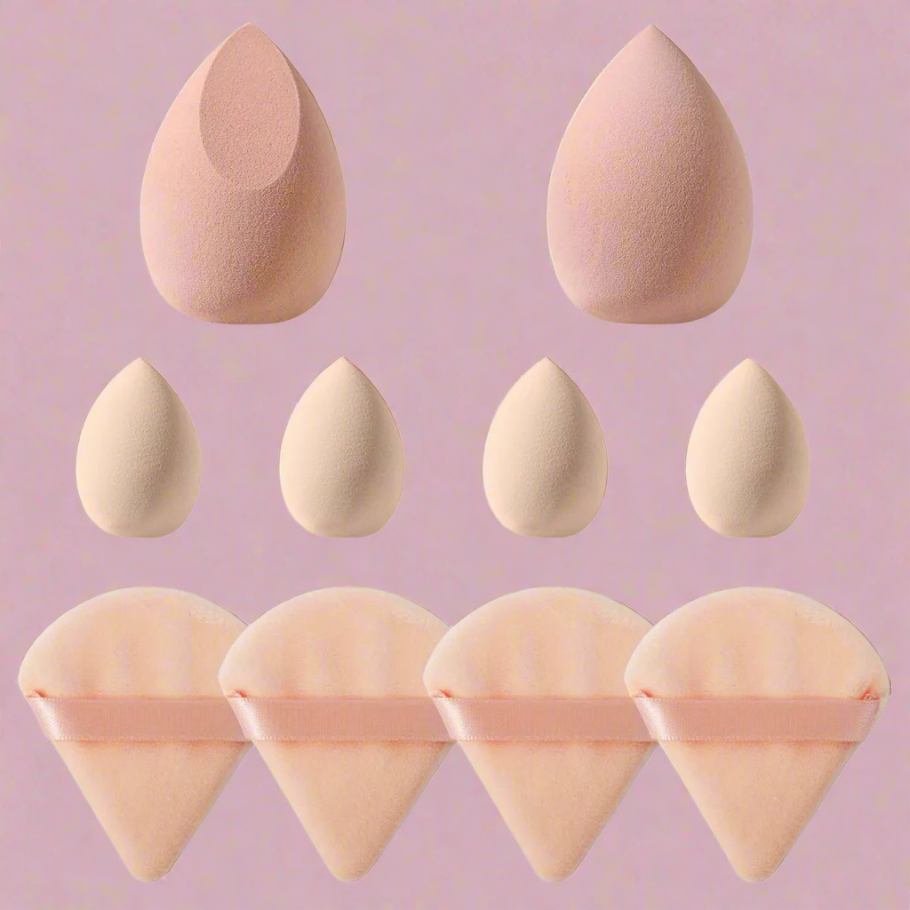 10 Stück Make-up-Foundation-Schwämme und Beauty Blender 