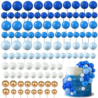 110 Ball Cake Topper Set - Various Sizes Cake Decorations Luxurious Weddings