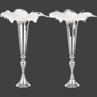 Elegant Metal Tabletop Flower Stand - Versatile Floral Vases