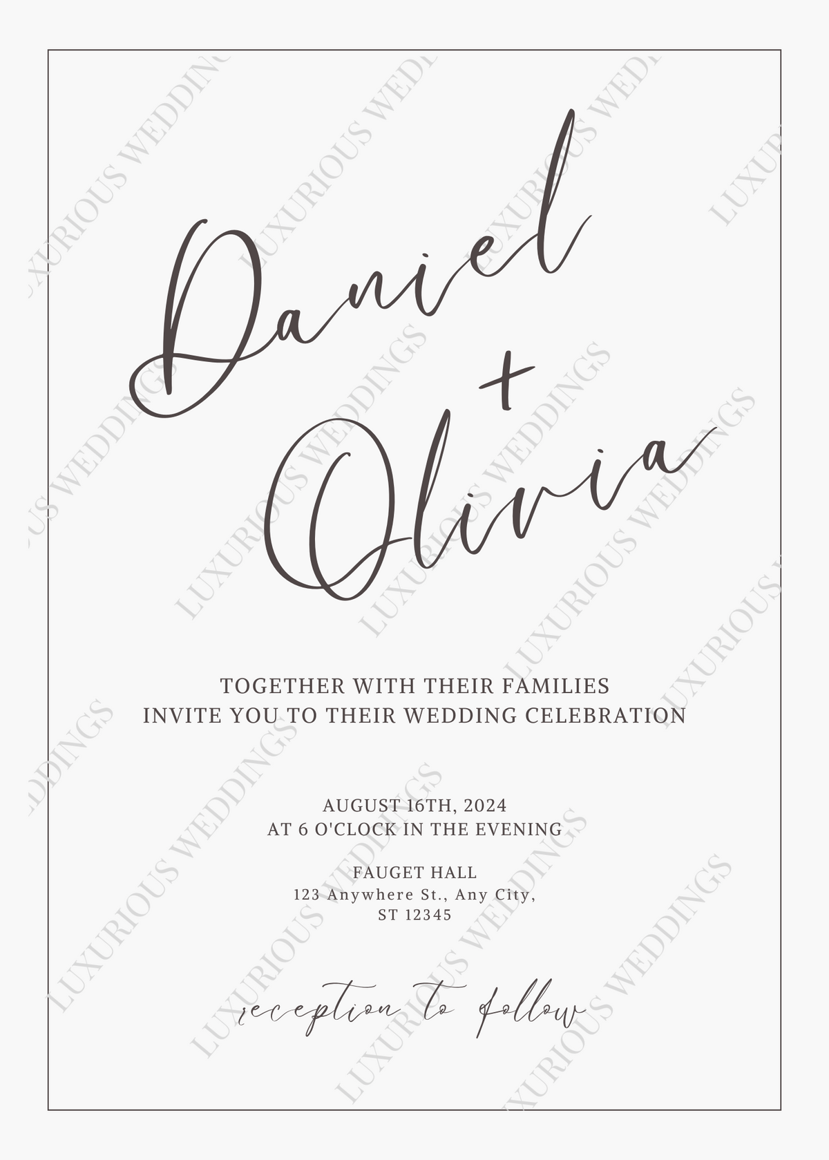 Custom Wedding Invitations #7