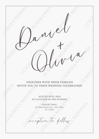 Custom Wedding Invitations #7