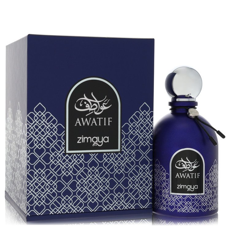 Afnan Zimaya Awatif Blue Eau De Parfum Spray by Afnan 100 ml with luxurious packaging and elegant design