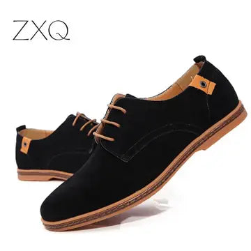 Suede Oxfords Men Leather Shoes Luxurious Weddings