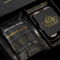 The Gourmet Gift Set - Whiskey Stones & Bourbon Barrel Aged Coffee Luxurious Weddings