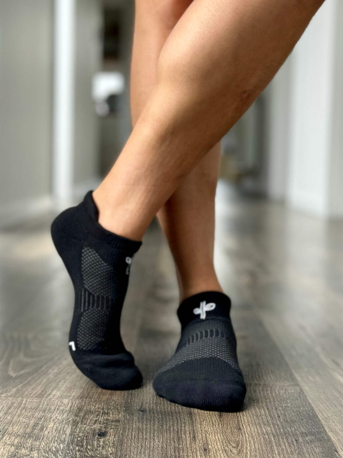 Organic Cotton Ankle Sock - Ebony