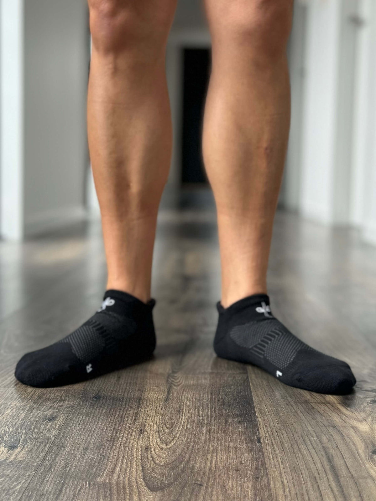 Organic Cotton Ankle Sock - Ebony