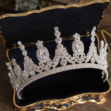 a tiara in a box on a table