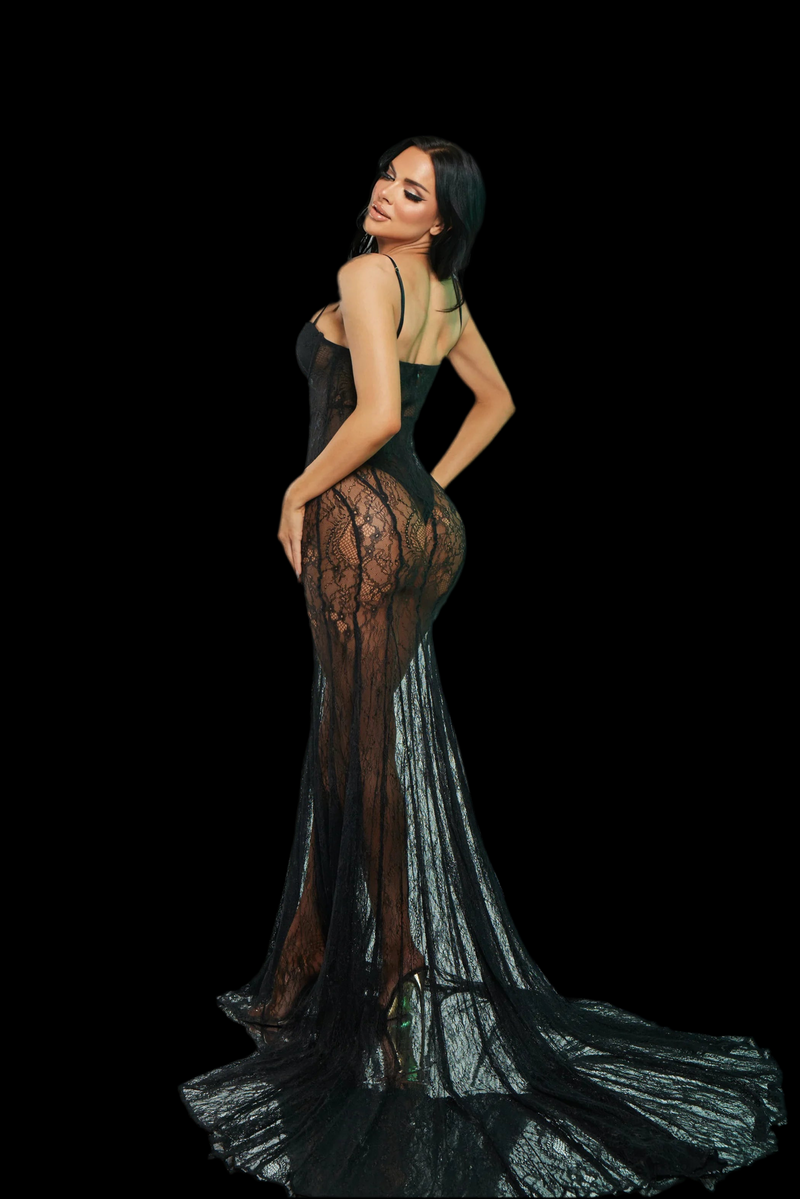 Ultra Sexy Lace Night Dress for Women