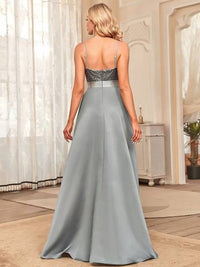 Women's Backless Sparkly Prom Dresses Dresses Luxurious Weddings