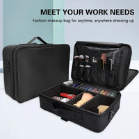 Large Capacity Beauty Nail Tool Storage Box Makeup Case Professional Cosmetic Organizer Adjustable 3 Layers Makeup Case