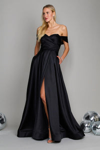 Black Lace Ball Gown – Strapless Formal Dress with Full Skirt Maxi Dress Luxurious Weddings