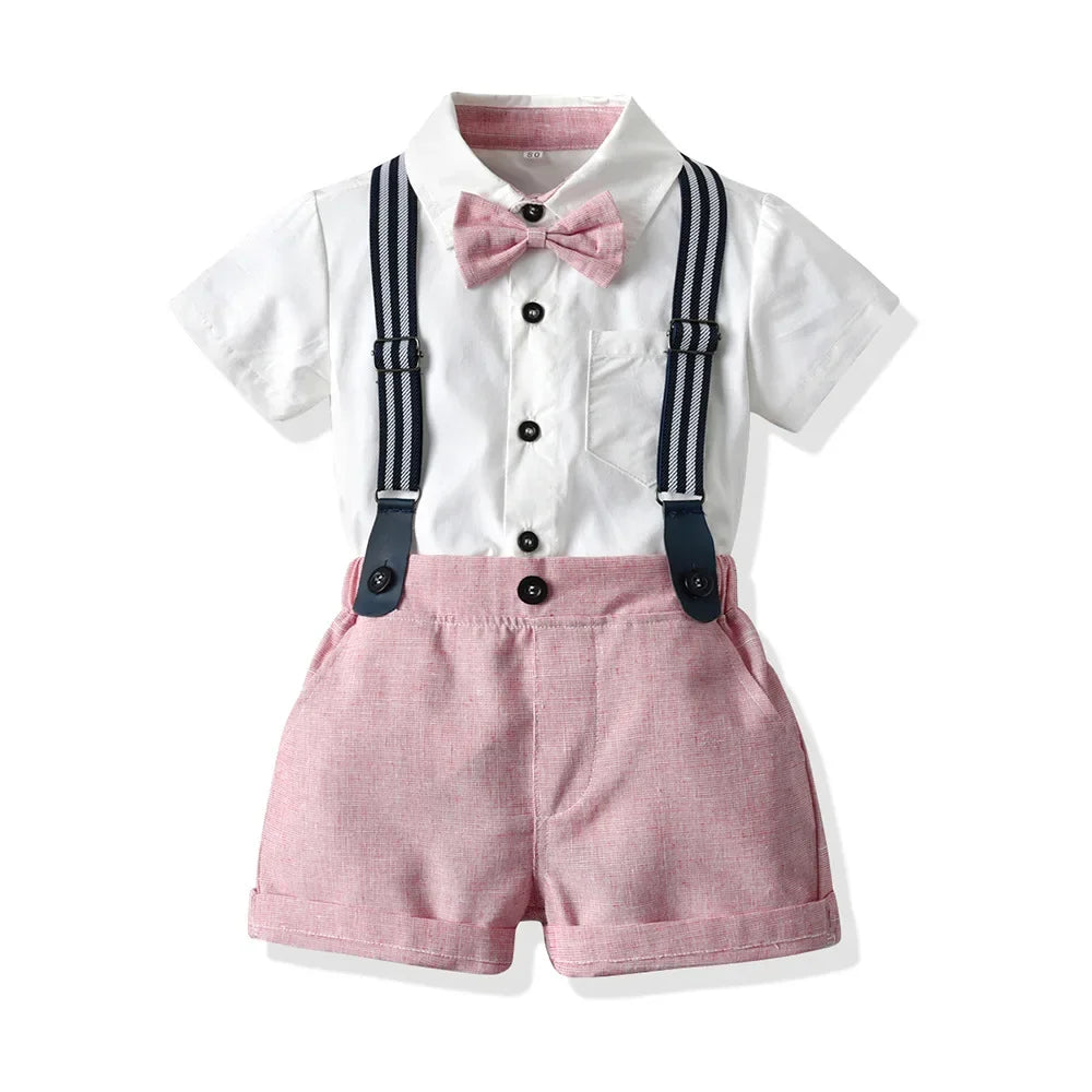 Boy Shirt Shorts Sets Clothing Luxurious Weddings