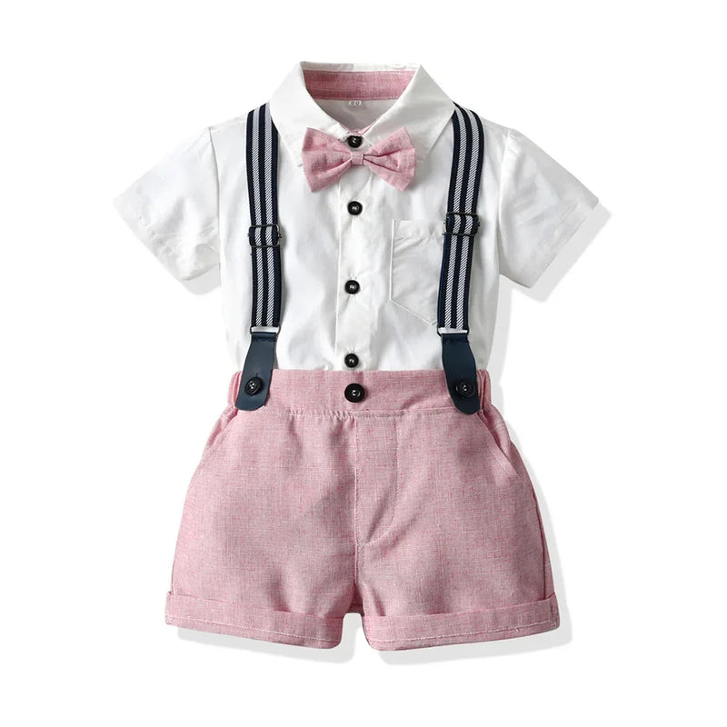 Boy Shirt Shorts Sets Clothing Luxurious Weddings
