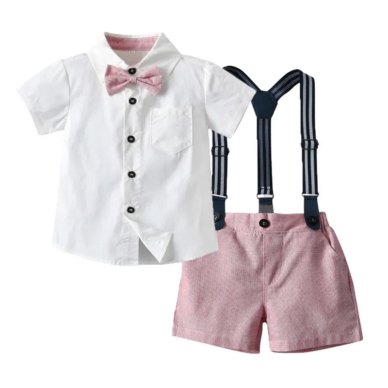 Boy Shirt Shorts Sets Clothing Luxurious Weddings