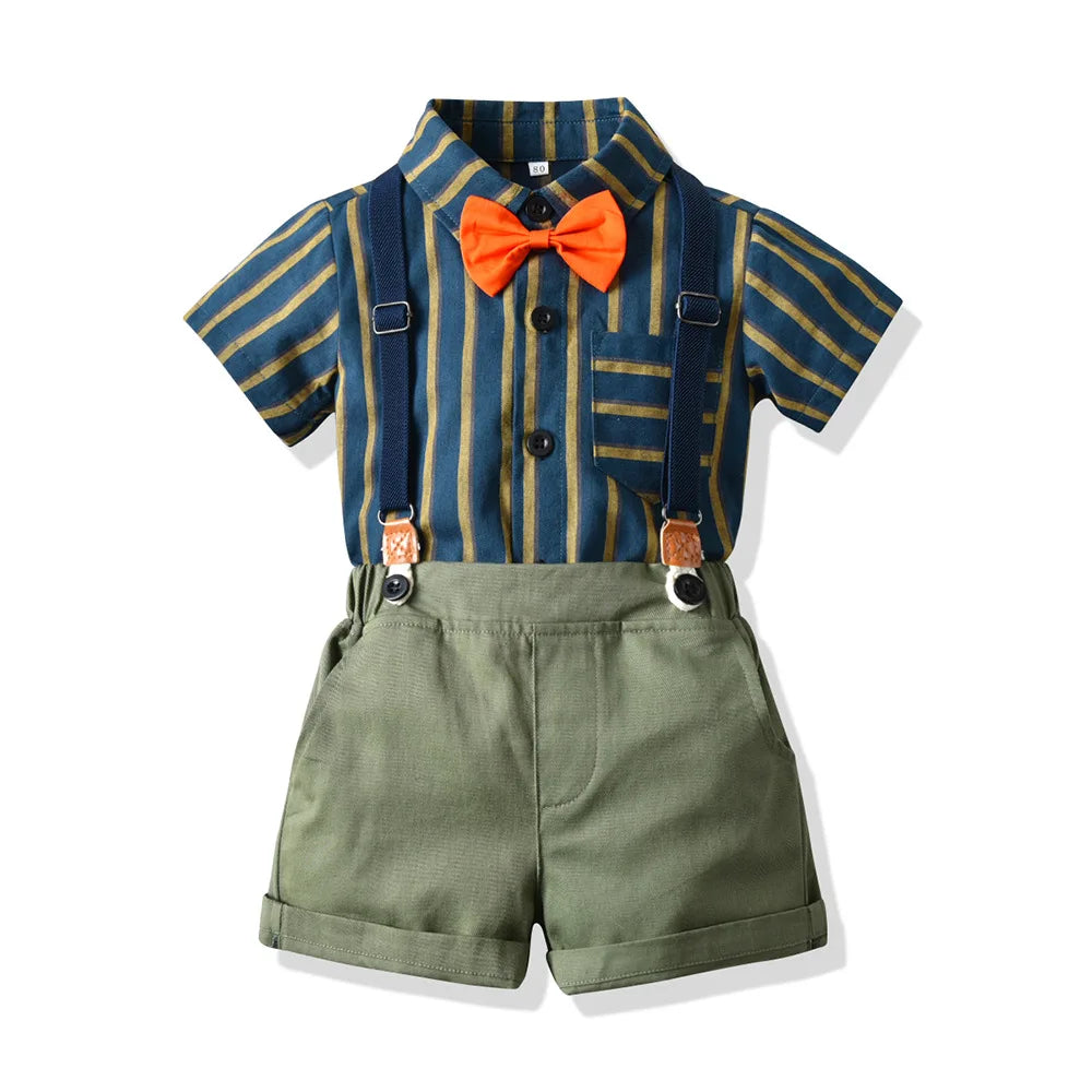 Boy Shirt Shorts Sets Clothing Luxurious Weddings