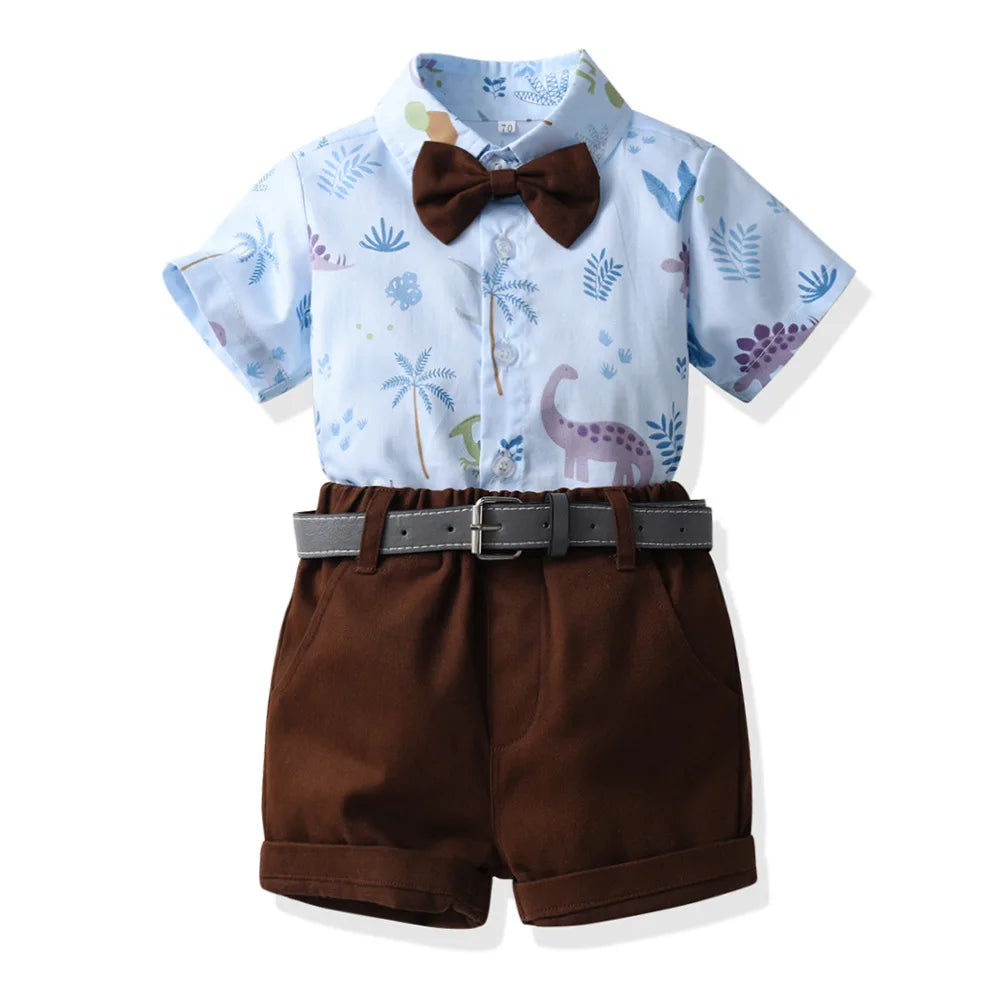 Boy Shirt Shorts Sets Clothing Luxurious Weddings