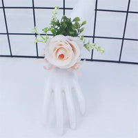 Bridal Bridesmaid Wedding Bouquet Handmade Artificial Rose Silk Flowers Silk Rose Bouquet