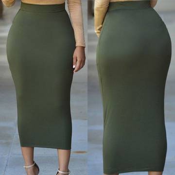 Bodycon High Waist Pencil Bodycon Maxi Skirt Luxurious Weddings