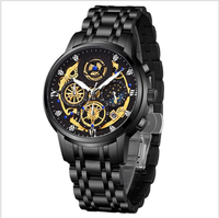 Weston Black Carved Quartz Watch Watches Luxurious Weddings