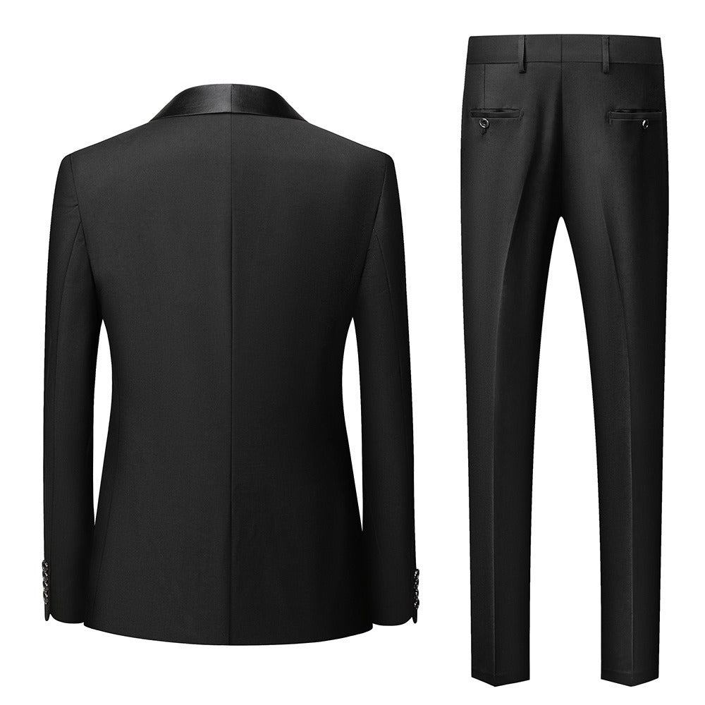 Groomsmen Wedding Suits Shawl Lapel Tuxedos