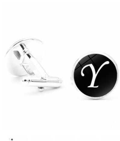 A-Z Single Alphabet CufflinksLuxurious Weddings