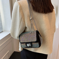 Diamond Chain Bag with Inlaid Diamonds