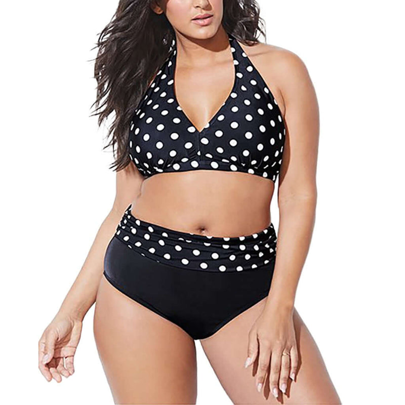 Sexy Bandage Bikinis Women High Waist Polka Dot Swimwear Luxurious Weddings