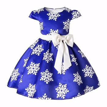 Cartoon Cosplay Snowflake Princess Dress girls dresses Luxurious Weddings