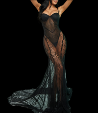 Ultra Sexy Lace Night Dress for Women