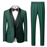 Groomsmen Wedding Suits Shawl Lapel Tuxedos